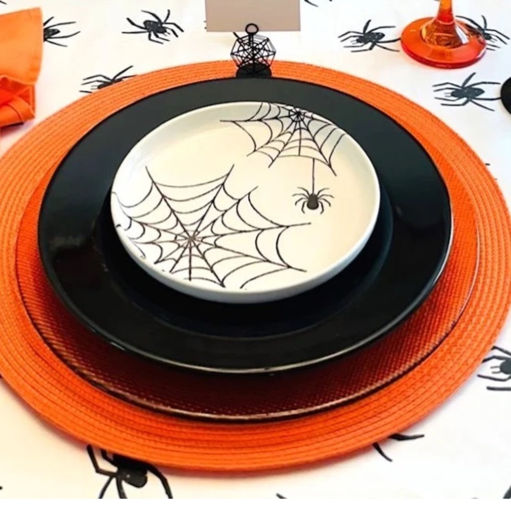 NWT Williams Sonoma Spider Web Place Card Holders set of Four